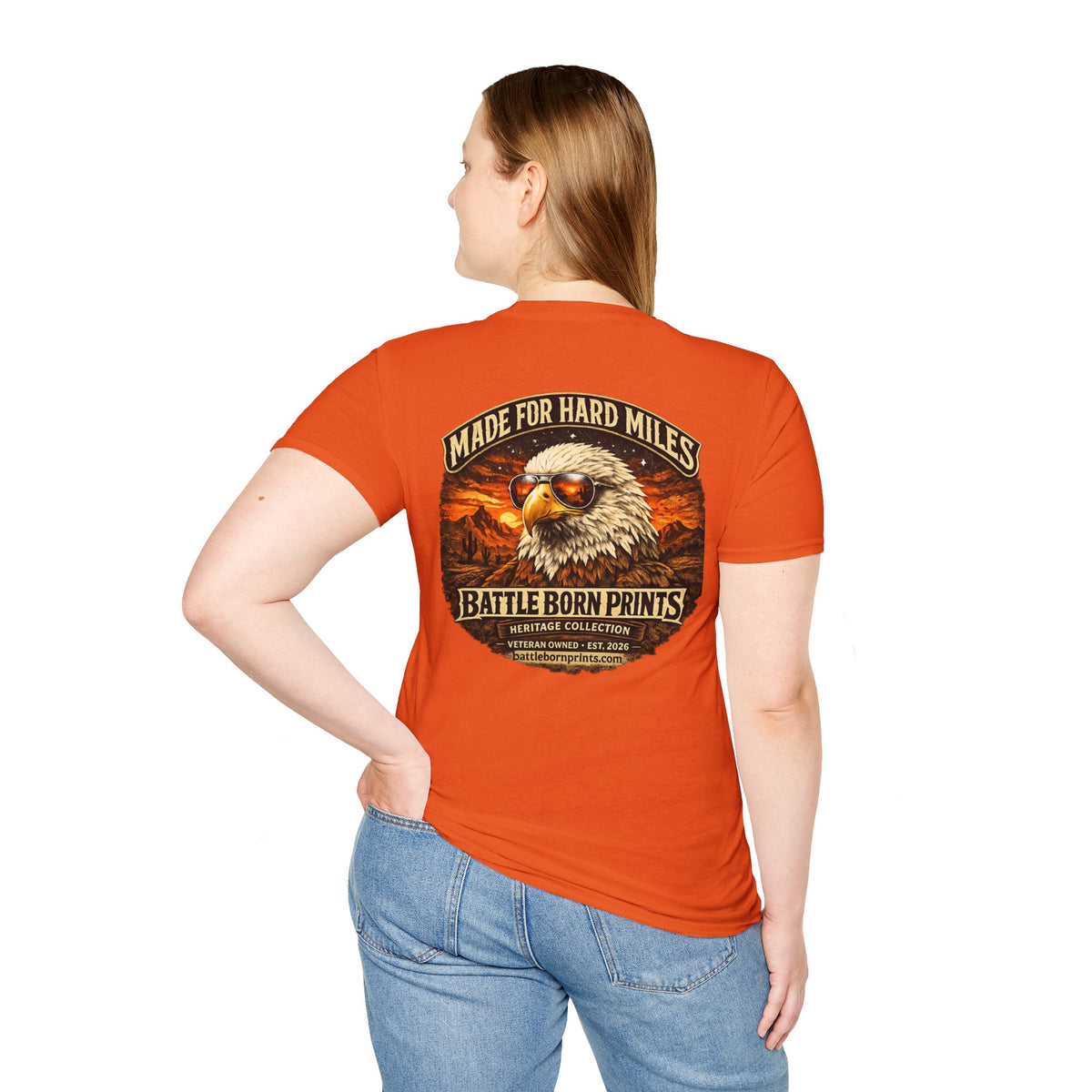 Battle Born Prints Heritage Collection "Made for Hard Miles" Unisex T-Shirt