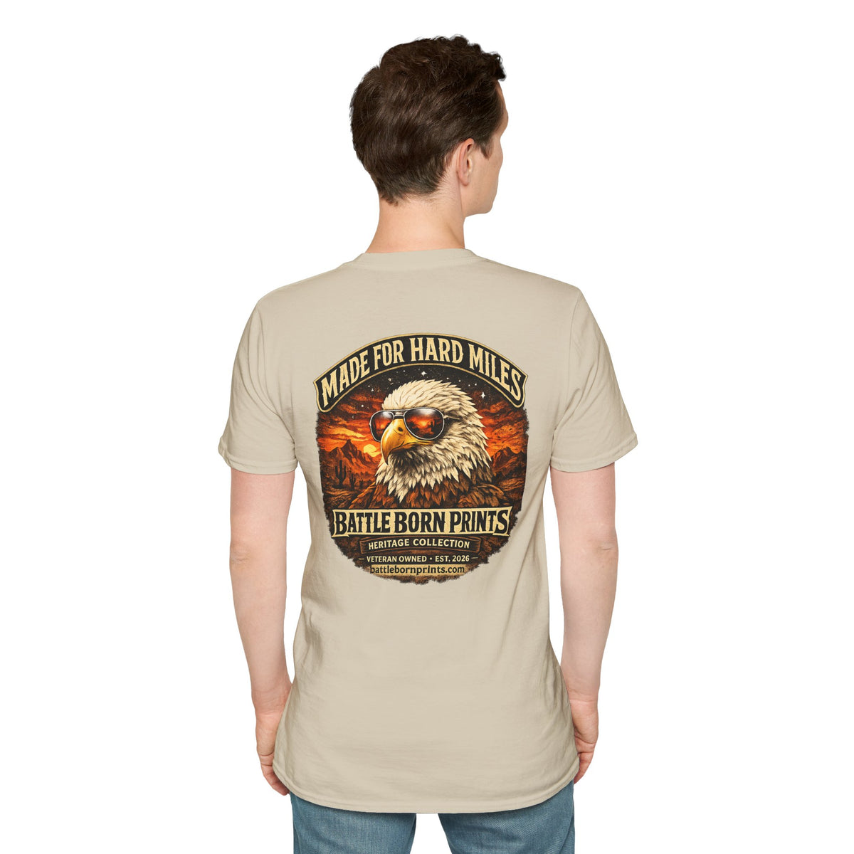Battle Born Prints Heritage Collection "Made for Hard Miles" Unisex T-Shirt