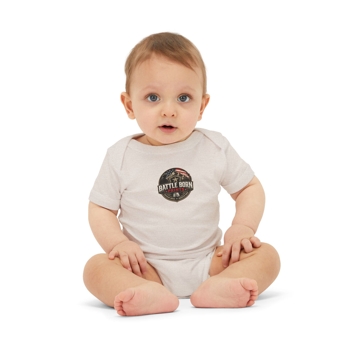 Infant Onesie - "Battle Born" Desert Baby Bodysuit