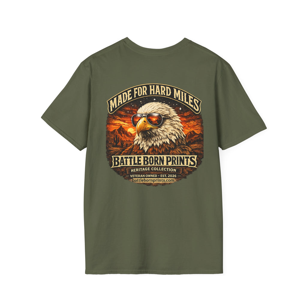 Battle Born Prints Heritage Collection "Made for Hard Miles" Unisex T-Shirt