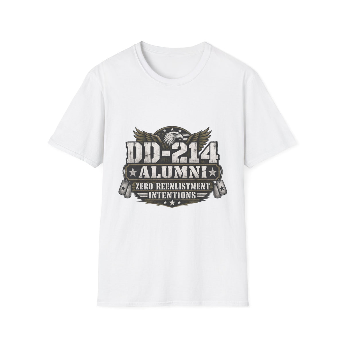 DD-214 Alumni Eagle T-Shirt – Veteran Pride Graphic Tee