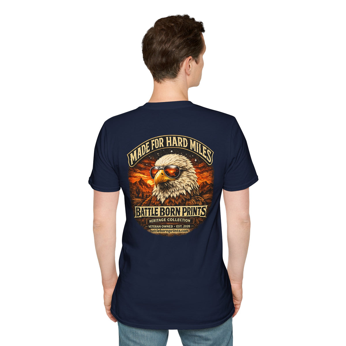 Battle Born Prints Heritage Collection "Made for Hard Miles" Unisex T-Shirt