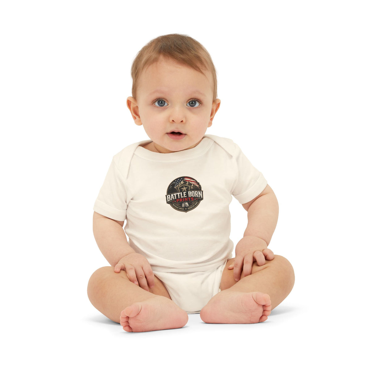 Infant Onesie - "Battle Born" Desert Baby Bodysuit