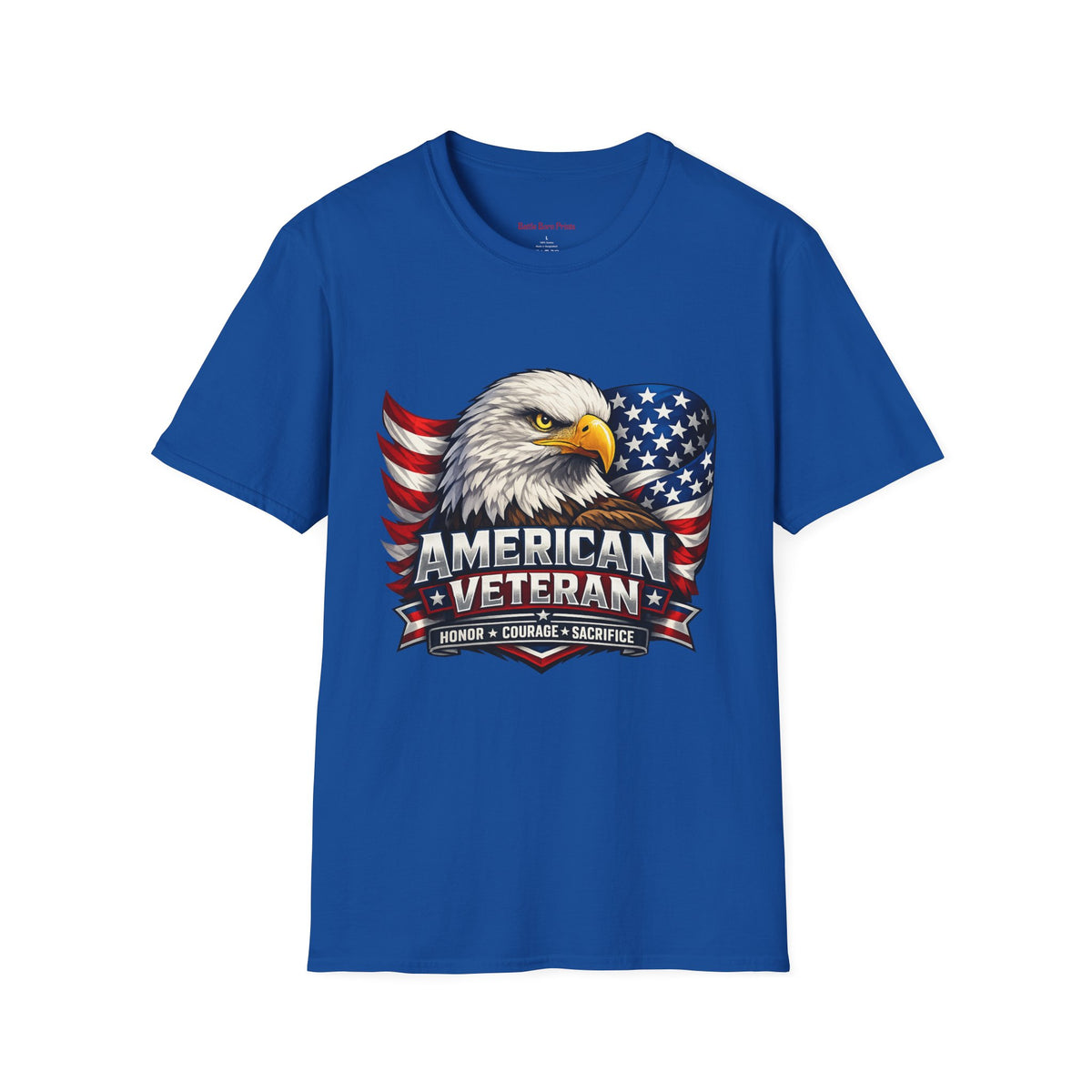American Veteran Eagle T-Shirt — Patriotic USA Flag Tee