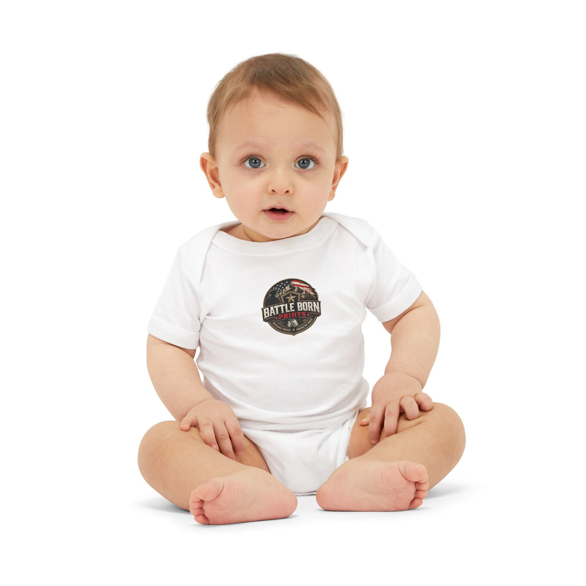 Infant Onesie - "Battle Born" Desert Baby Bodysuit