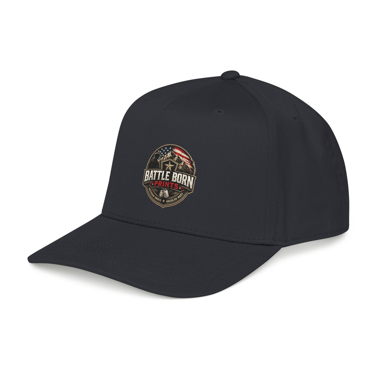Baseball Cap - "Battle Born Prints" American Flag Patch Hat