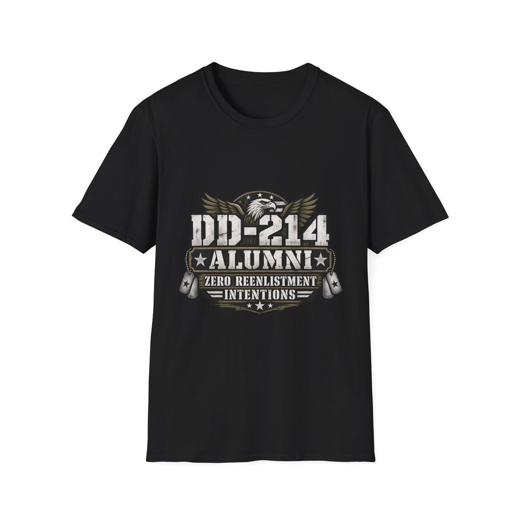DD-214 Alumni T-Shirt – Military Veteran Proud Tee