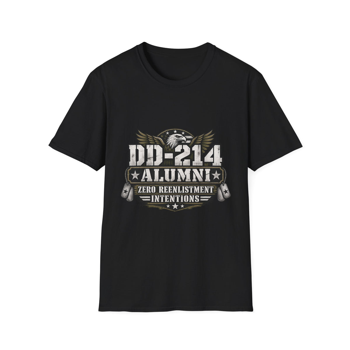 DD-214 Alumni T-Shirt – Military Veteran Proud Tee