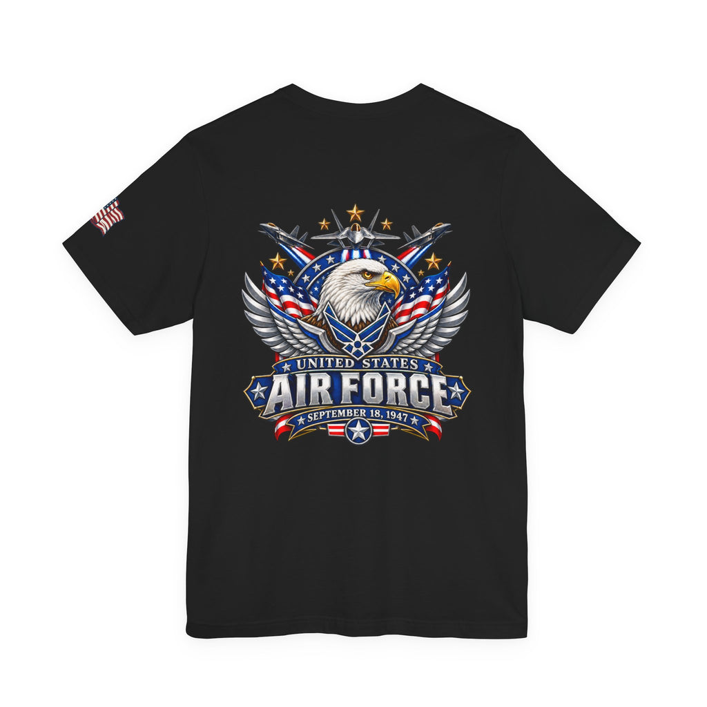 US Air Force Bella+Canvas T-Shirt — Patriotic Veteran Tee ("USAF Veteran")