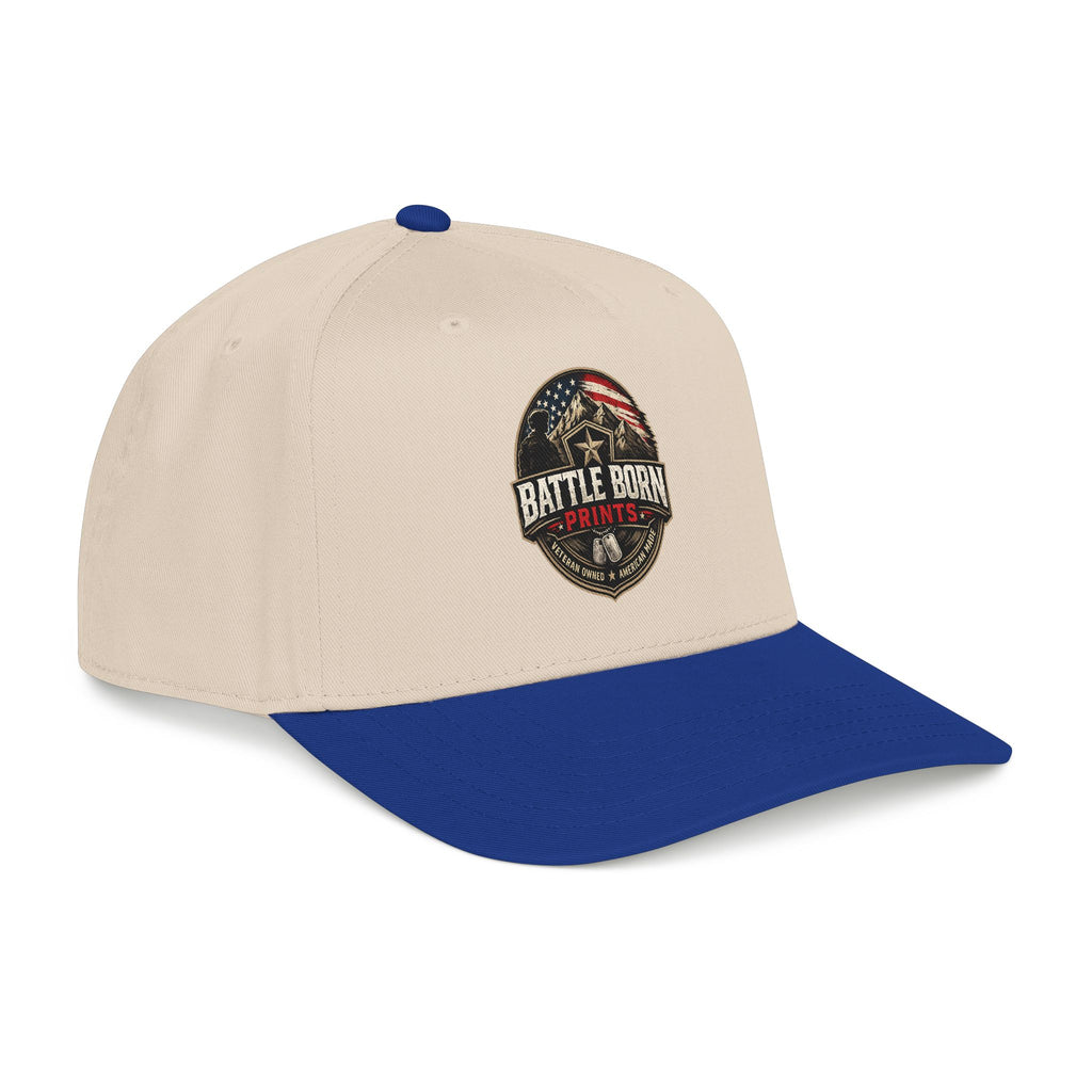 Baseball Cap - "Battle Born Prints" American Flag Patch Hat