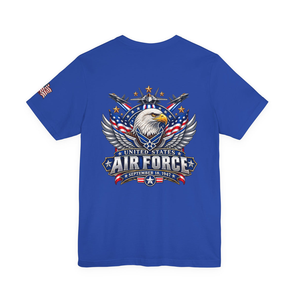 US Air Force Bella+Canvas T-Shirt — Patriotic Veteran Tee ("USAF Veteran")