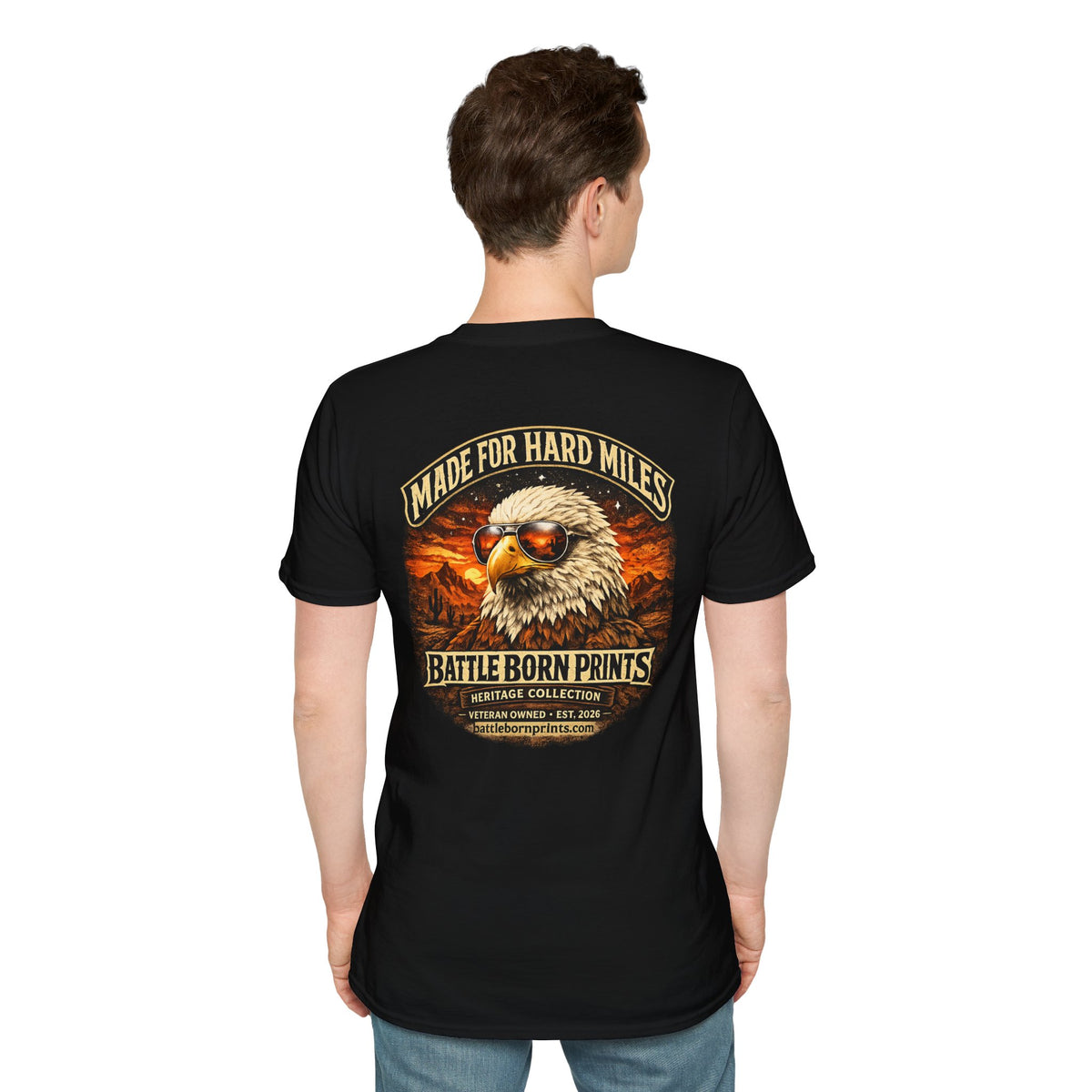 Battle Born Prints Heritage Collection "Made for Hard Miles" Unisex T-Shirt