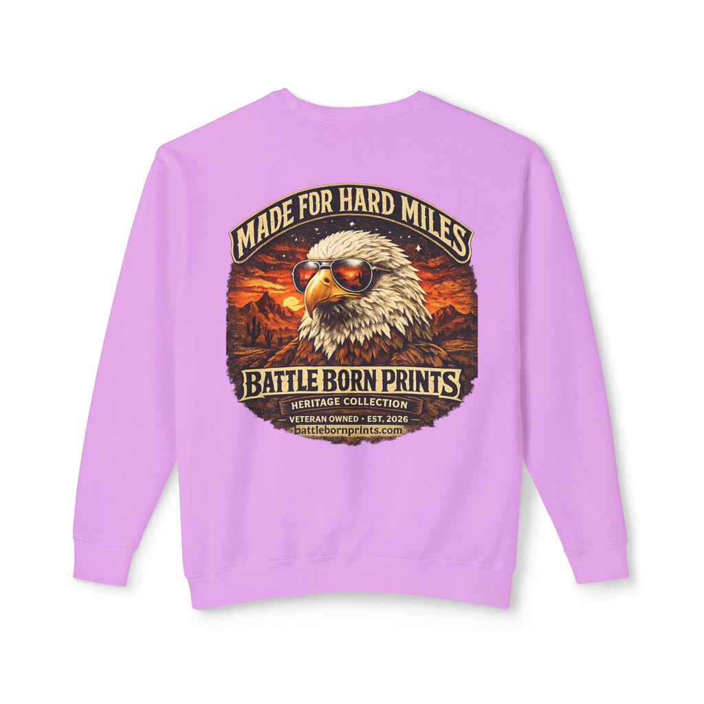 Battle Born Prints Heritage Collection "Made for Hard Miles" Crewneck Sweatshirt