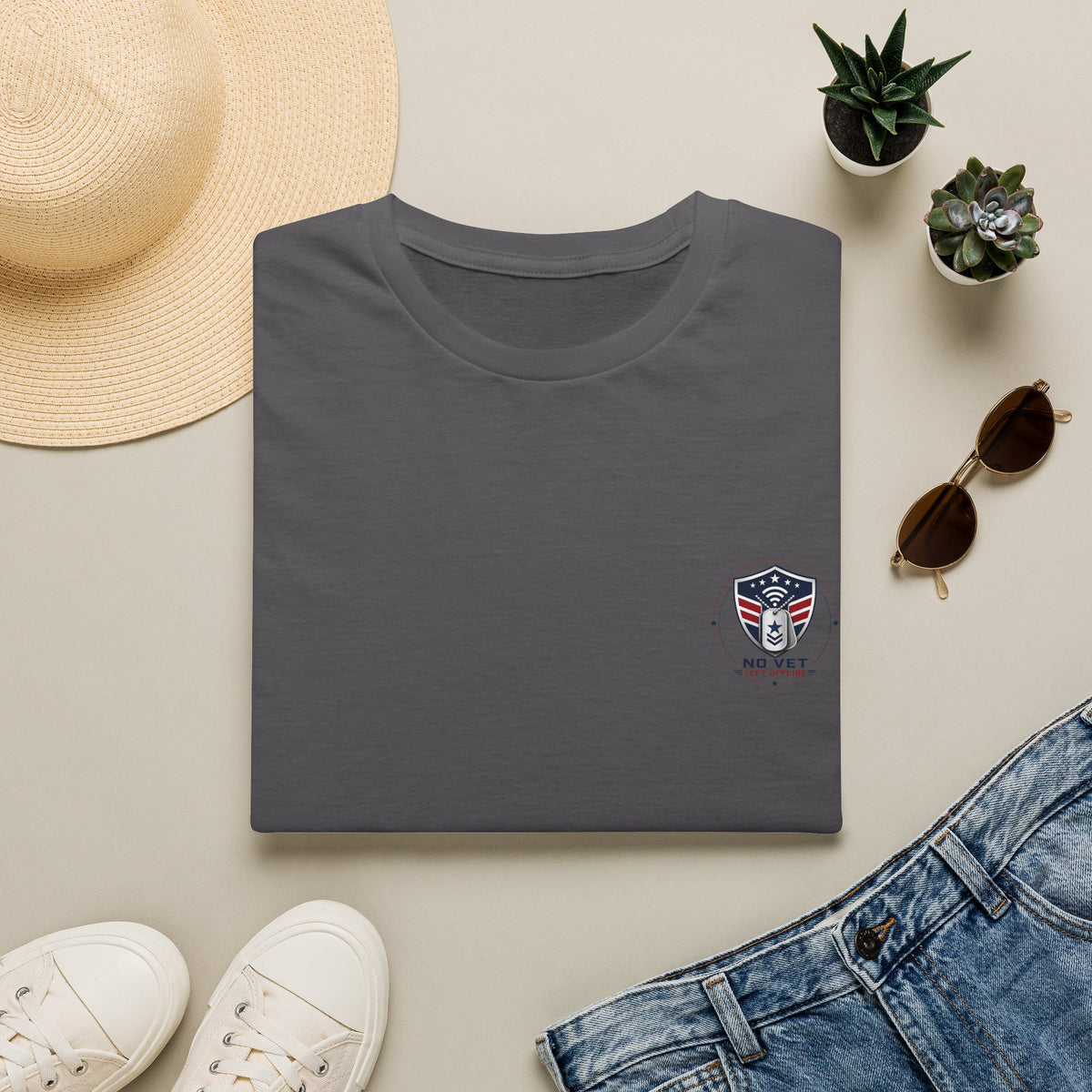 No Vet Left Offline Graphic Tee — "I Do What I Want..."