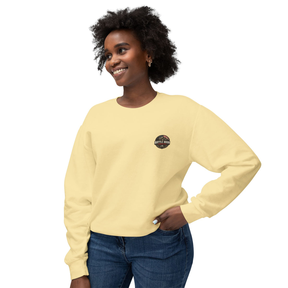 Battle Born Prints Heritage Collection "Made for Hard Miles" Crewneck Sweatshirt