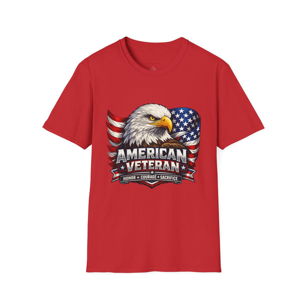 American Veteran Eagle T-Shirt — Patriotic USA Flag Tee