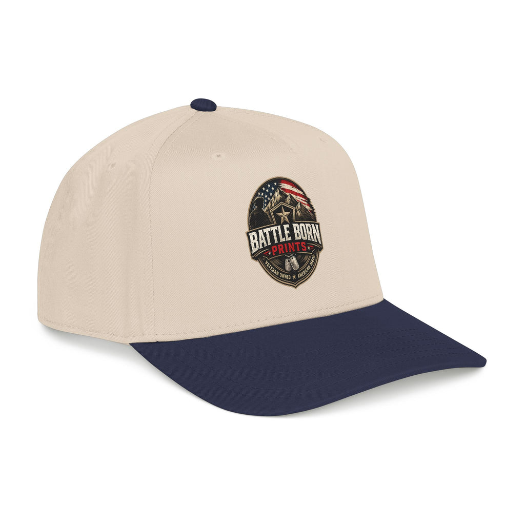 Baseball Cap - "Battle Born Prints" American Flag Patch Hat