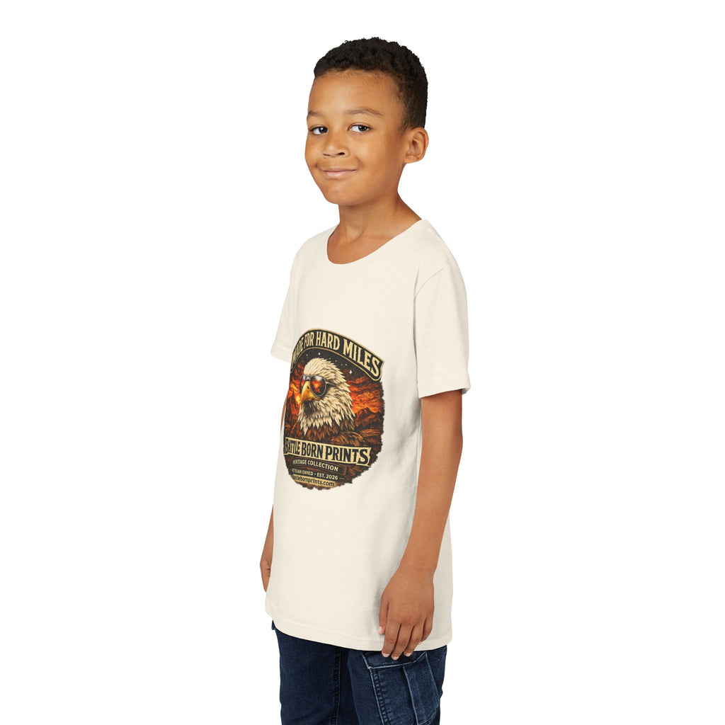 Youth Tee - "Made for Hard Miles" Eagle Graphic