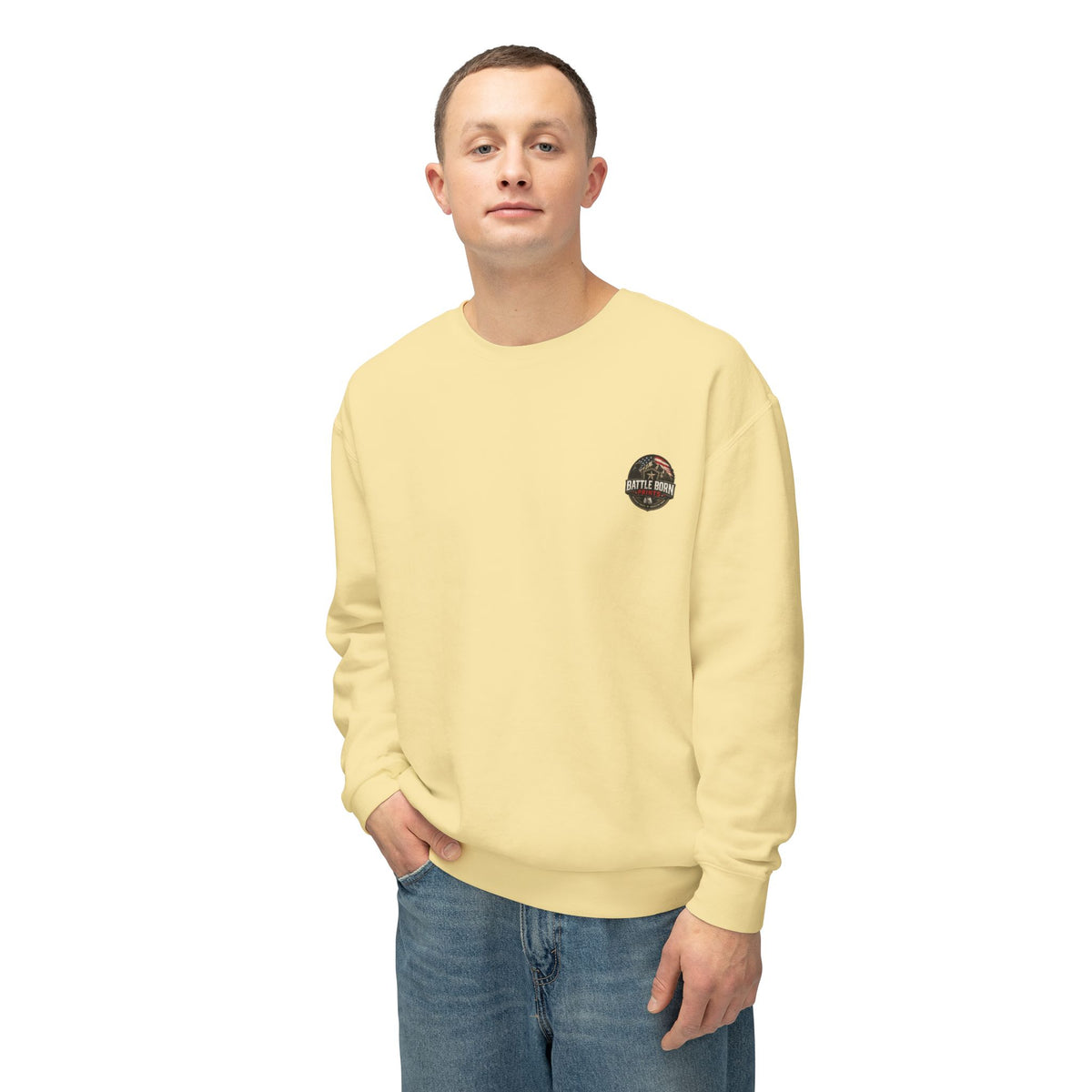 Battle Born Prints Heritage Collection "Made for Hard Miles" Crewneck Sweatshirt