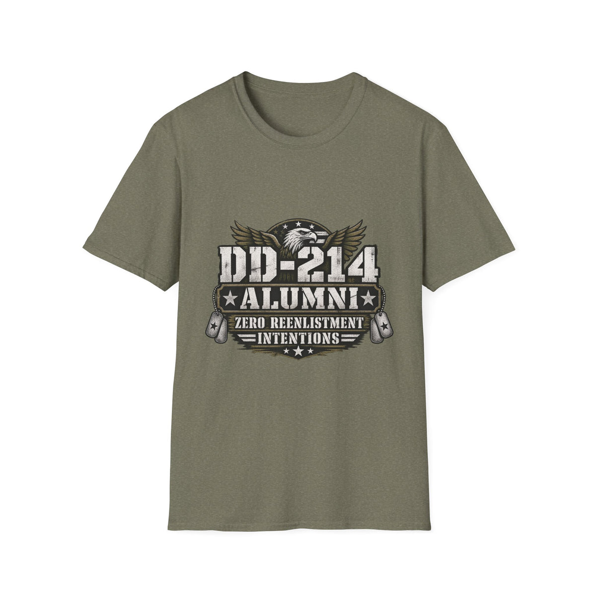 DD-214 Alumni Eagle T-Shirt – Veteran Pride Graphic Tee