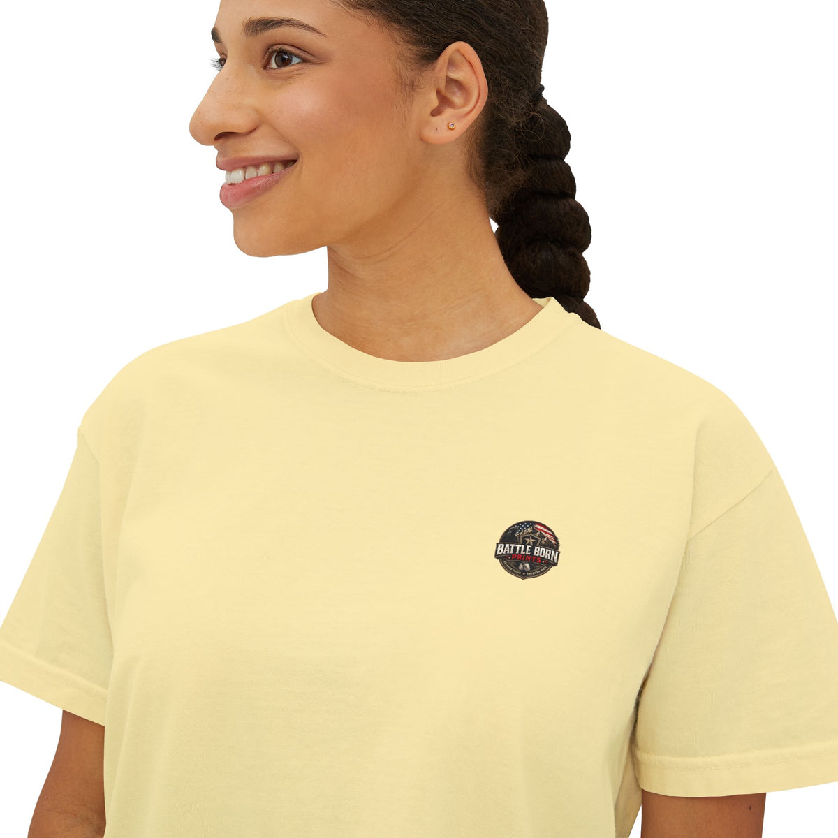 Battle Born Prints Heritage Collection "Made for Hard Miles" — Women's Boxy Shirt