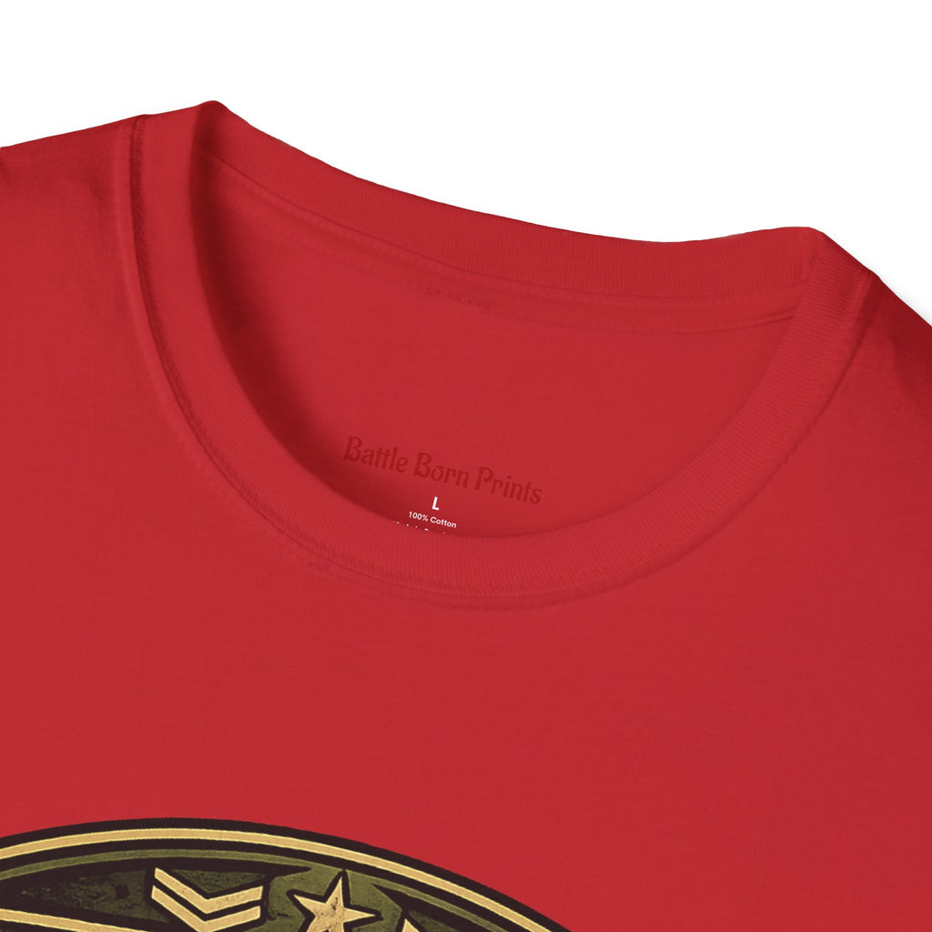 T-Shirt — "Voluntold" Farm Vintage Emblem Tee