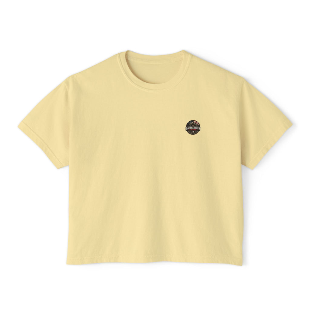 Battle Born Prints Heritage Collection "Made for Hard Miles" — Women's Boxy Shirt