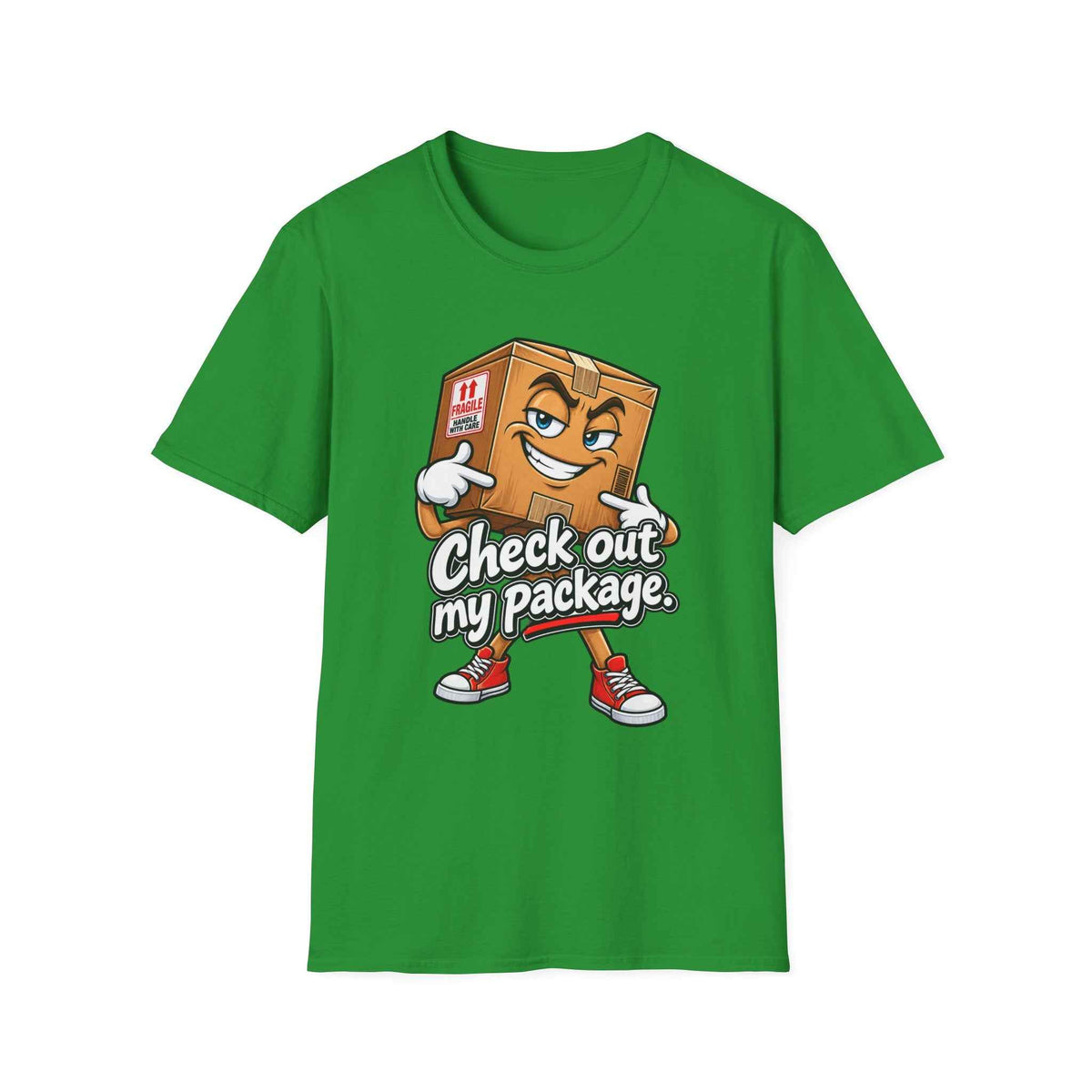 Funny Cartoon Package Tee - The Perfect Blend of Humor and Comfort - Battle Born Prints