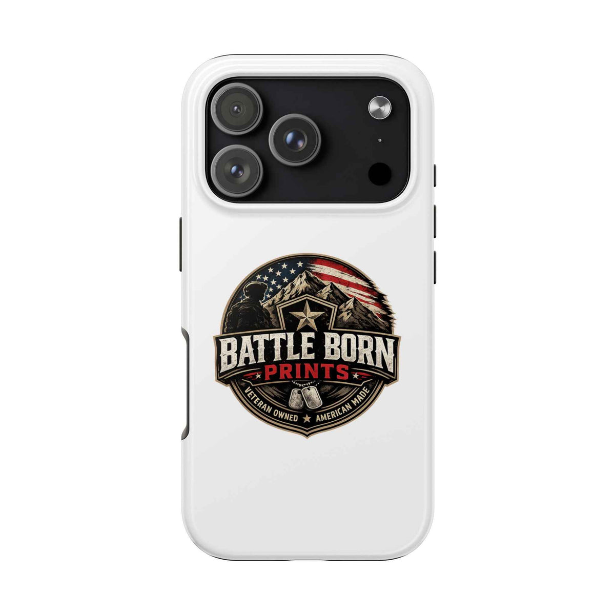 Durable Phone Case with Patriotic Design - Tough Phone Case by Battle Born Prints