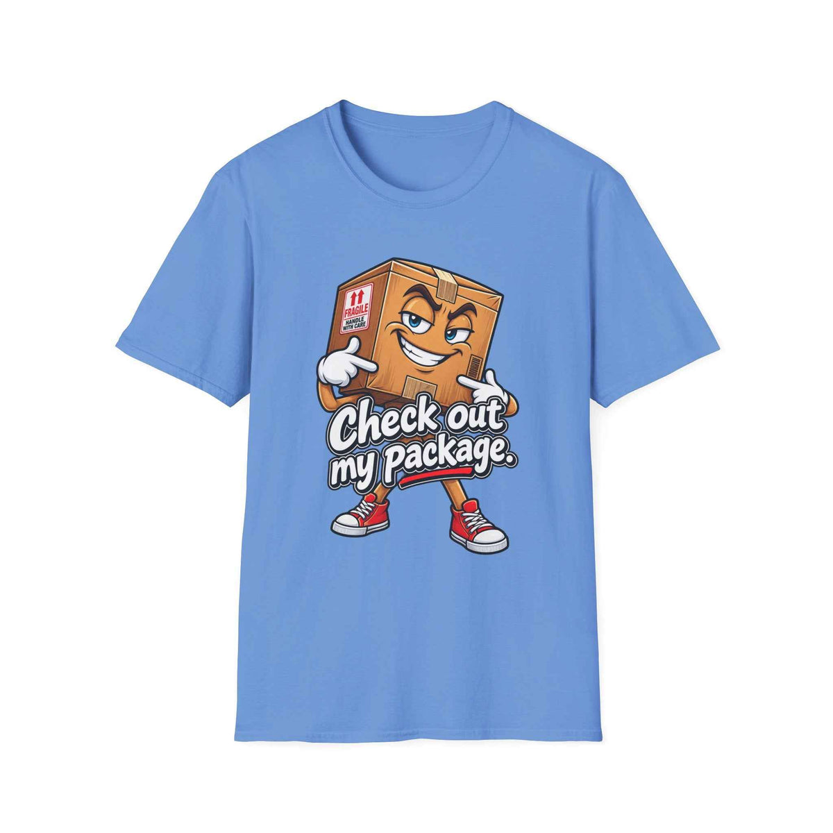 Funny Cartoon Package Tee - The Perfect Blend of Humor and Comfort - Battle Born Prints