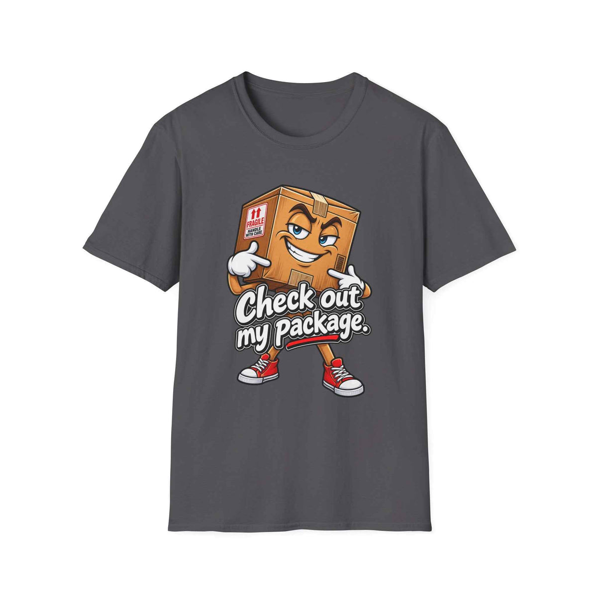 Funny Cartoon Package Tee - The Perfect Blend of Humor and Comfort - Battle Born Prints