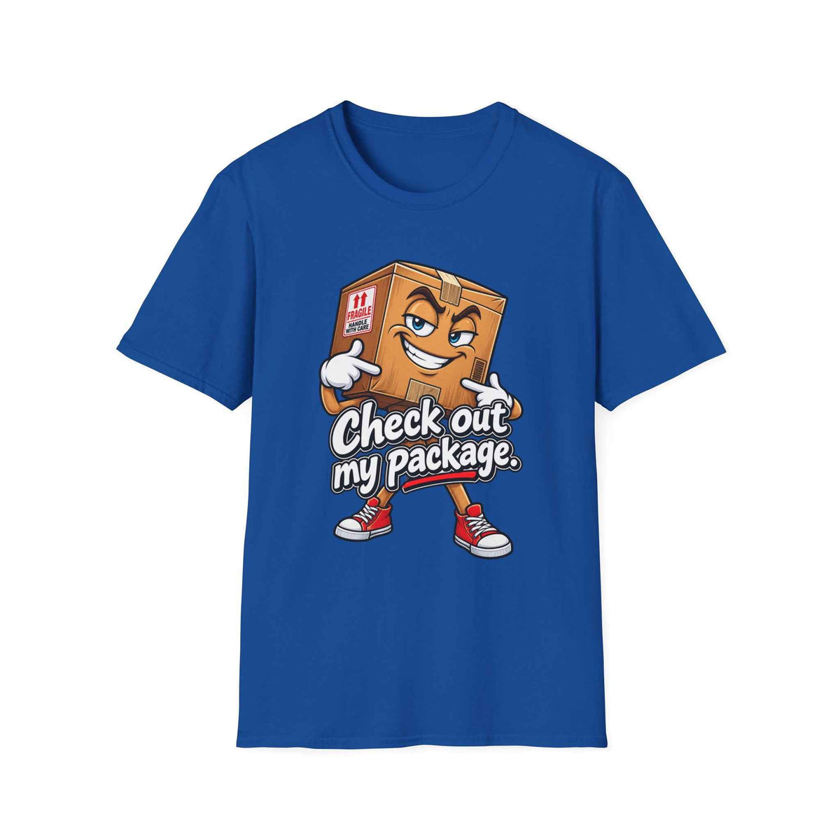 Funny Cartoon Package Tee - The Perfect Blend of Humor and Comfort - Battle Born Prints