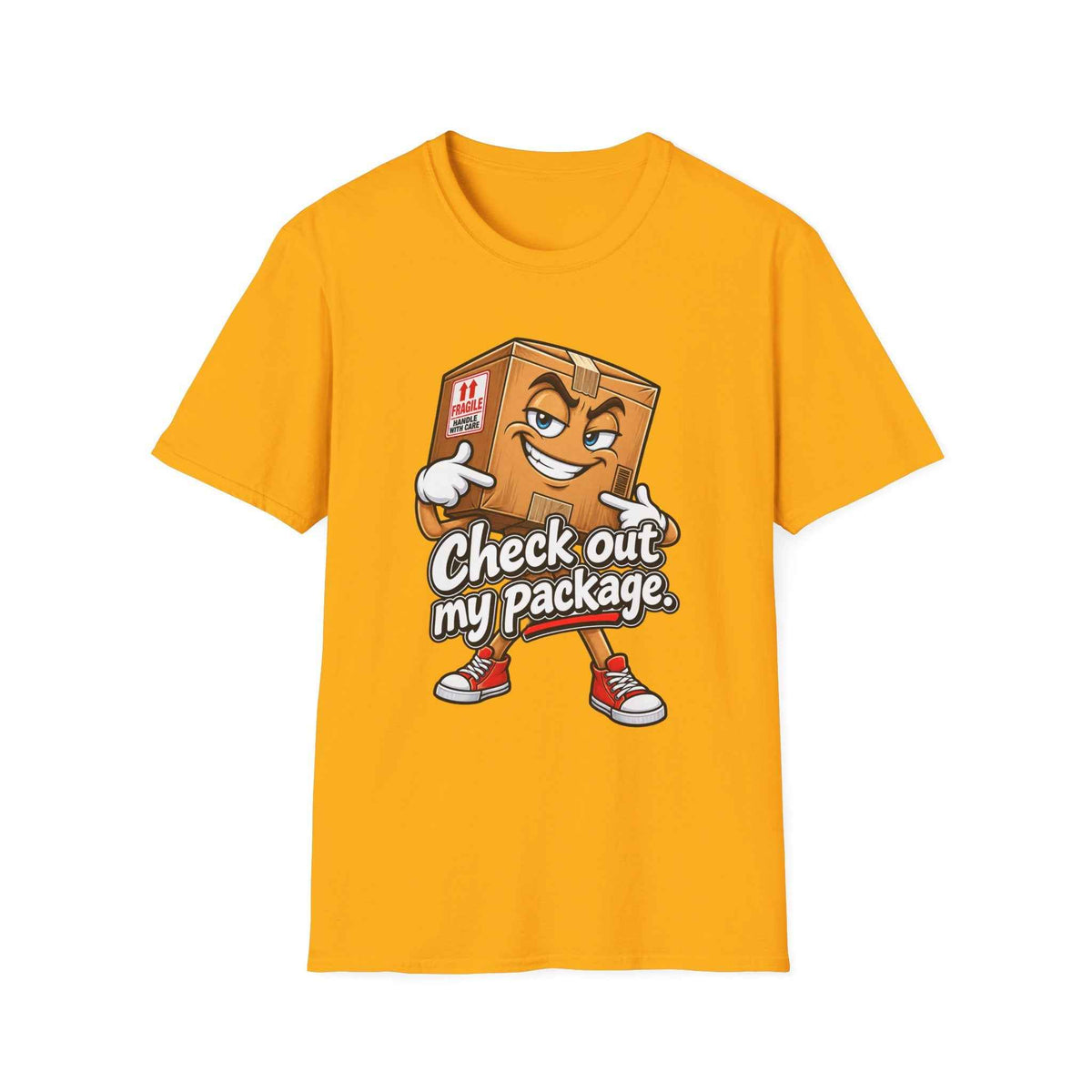 Funny Cartoon Package Tee - The Perfect Blend of Humor and Comfort - Battle Born Prints