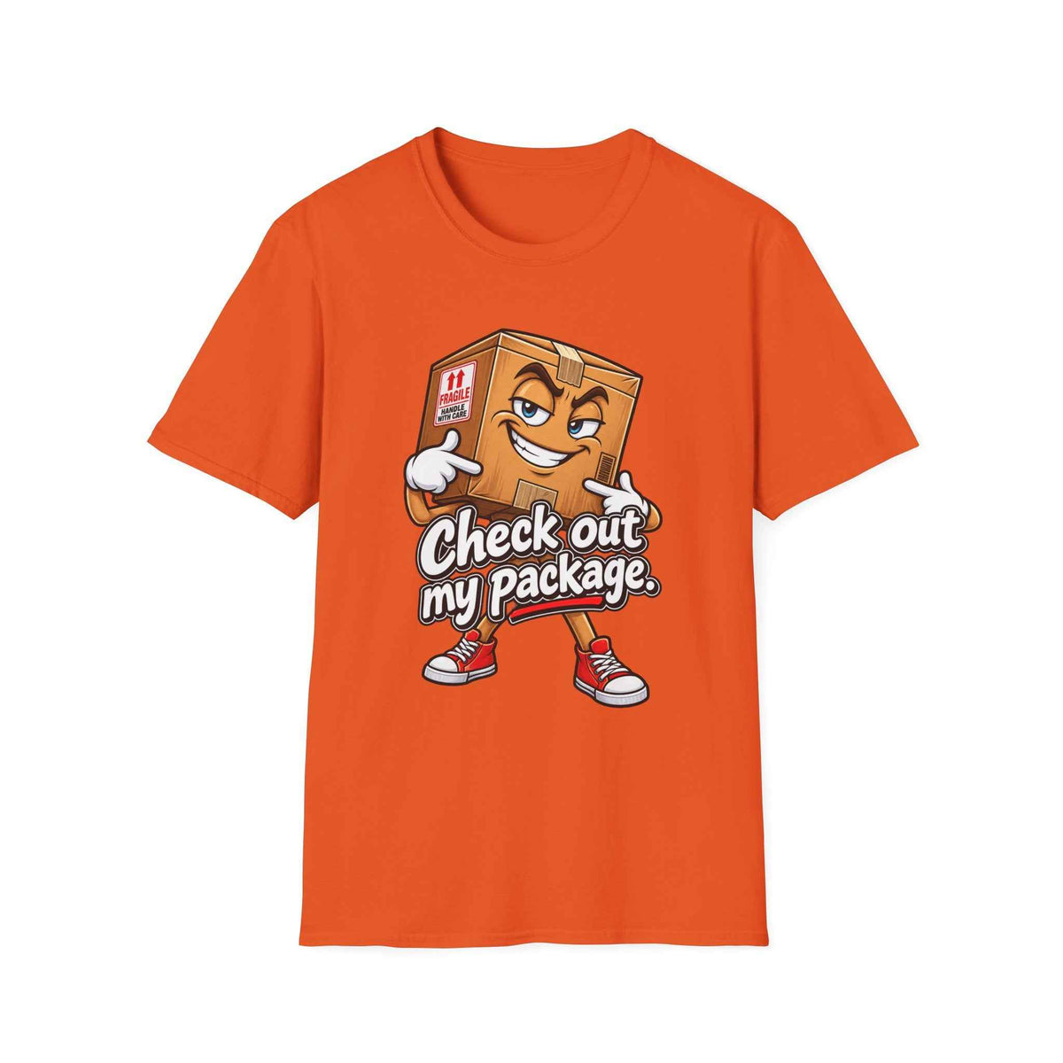 Funny Cartoon Package Tee - The Perfect Blend of Humor and Comfort - Battle Born Prints