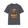 Funny Nature Graphic T-Shirt – Embrace Humor with the Muscular Tree Stump Tee