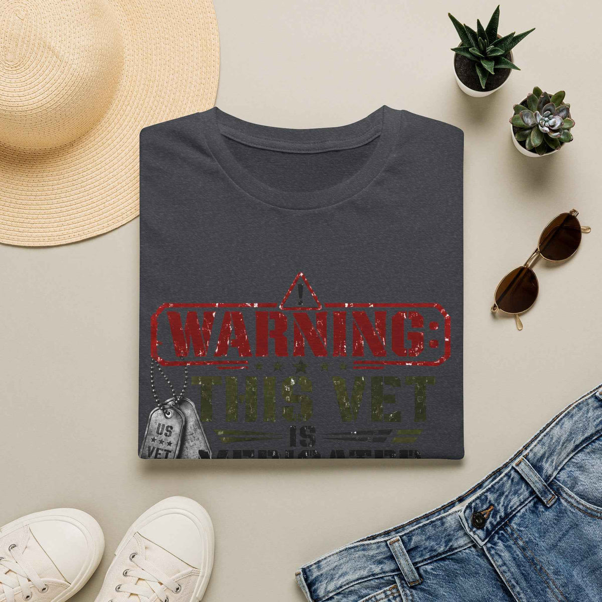 Funny Veteran T-Shirt – "Veteran Medicated" Humorous Graphic Tee - Battle Born Prints