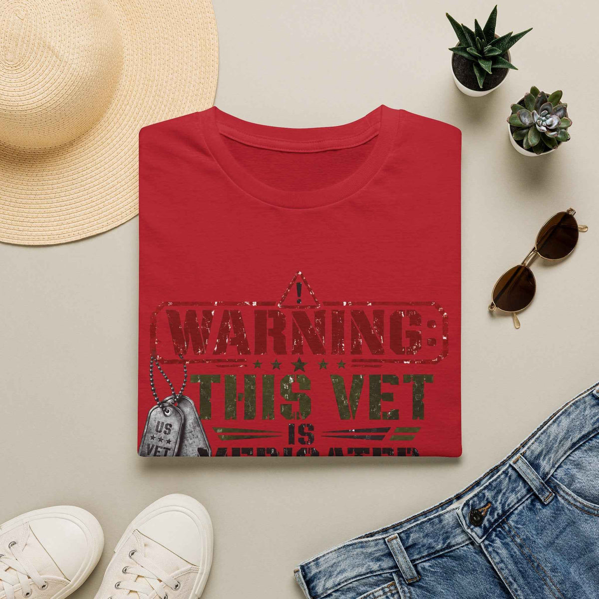 Funny Veteran T-Shirt – "Veteran Medicated" Humorous Graphic Tee - Battle Born Prints