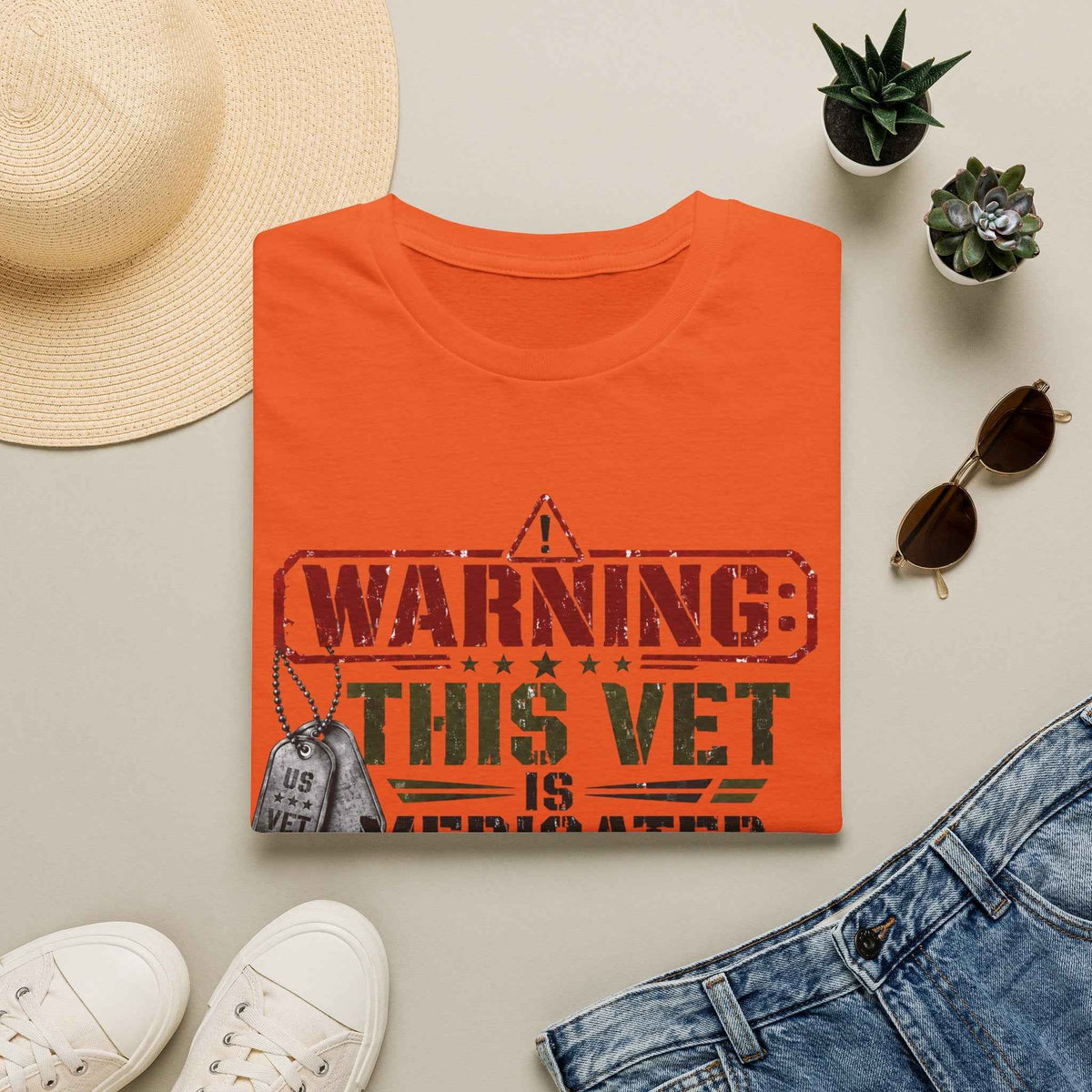 Funny Veteran T-Shirt – "Veteran Medicated" Humorous Graphic Tee - Battle Born Prints