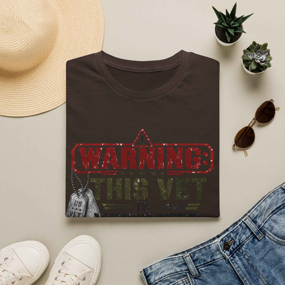 Funny Veteran T-Shirt – "Veteran Medicated" Humorous Graphic Tee - Battle Born Prints