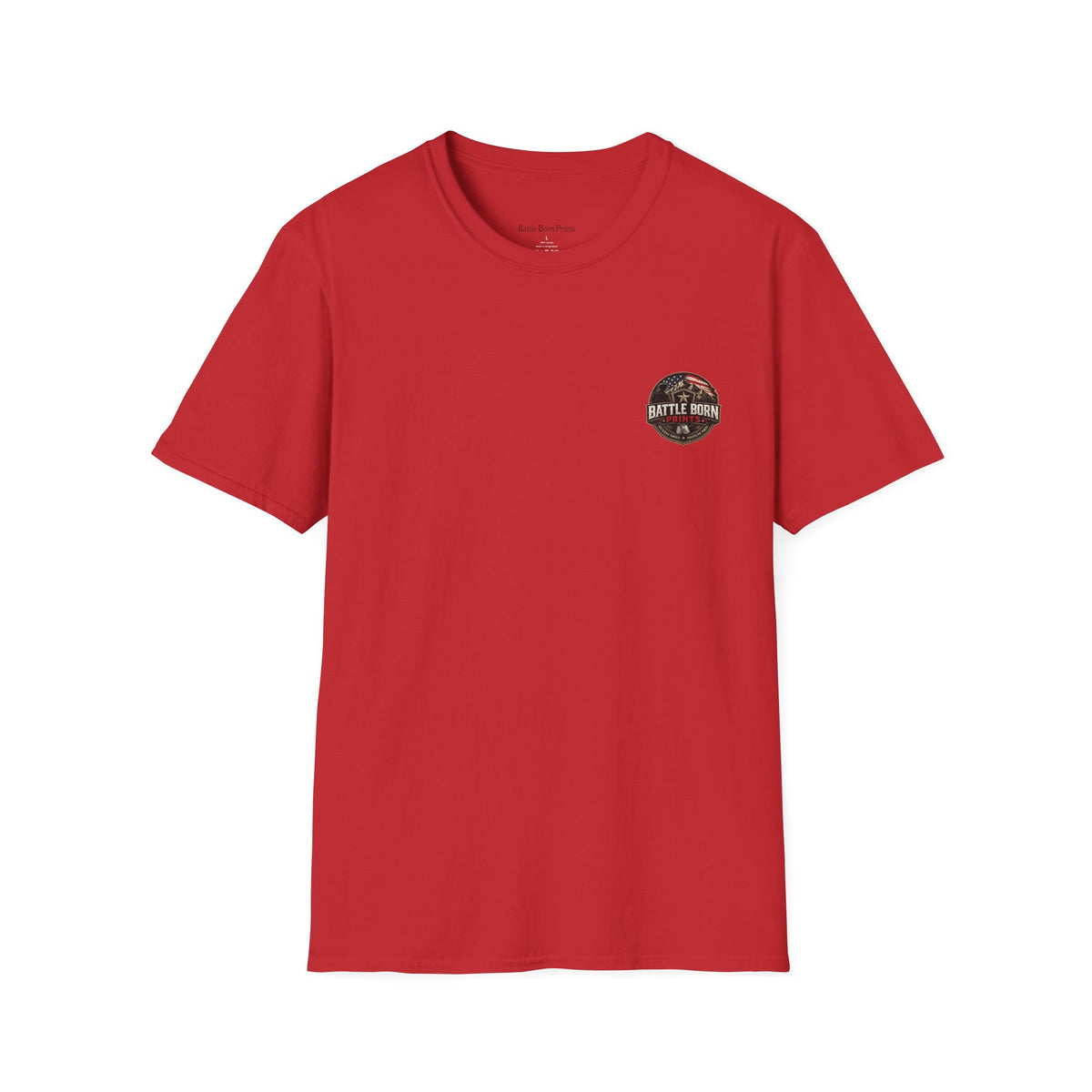 Men's Military Brotherhood T-Shirt – "Brother's Keeper" Unisex Softstyle Tee - Battle Born Prints