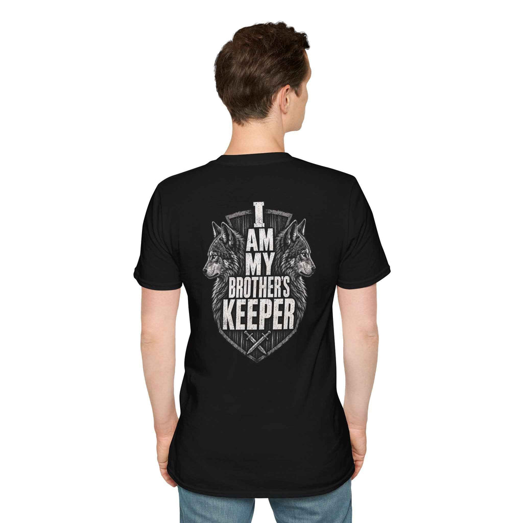 Men's Military Brotherhood T-Shirt – "Brother's Keeper" Unisex Softstyle Tee