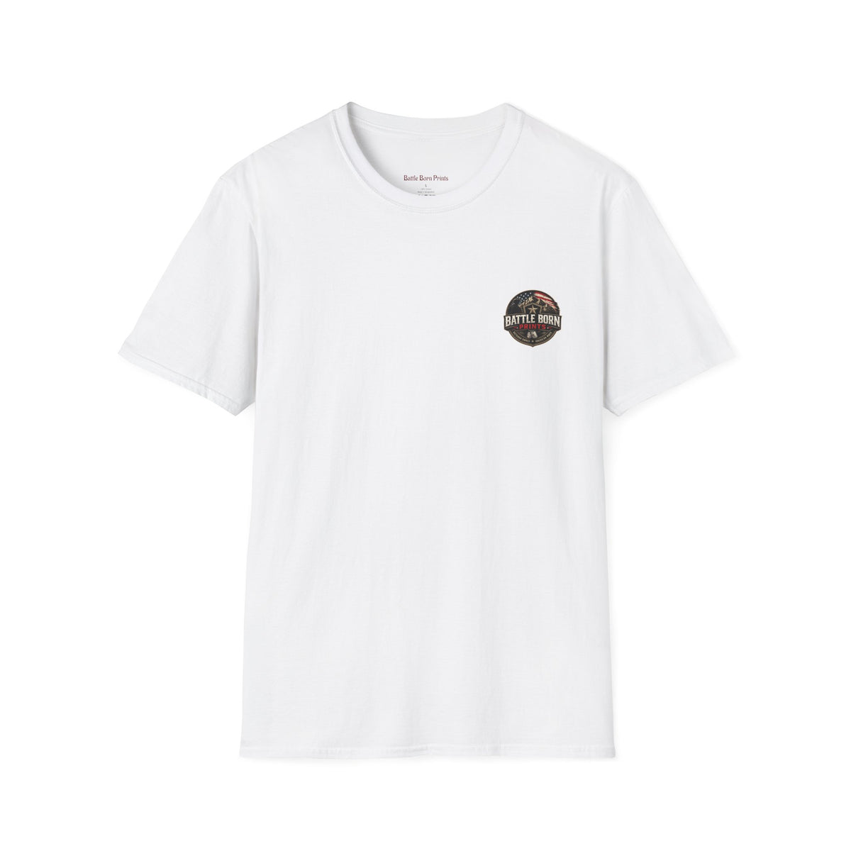 Men's Military Brotherhood T-Shirt – "Brother's Keeper" Unisex Softstyle Tee - Battle Born Prints