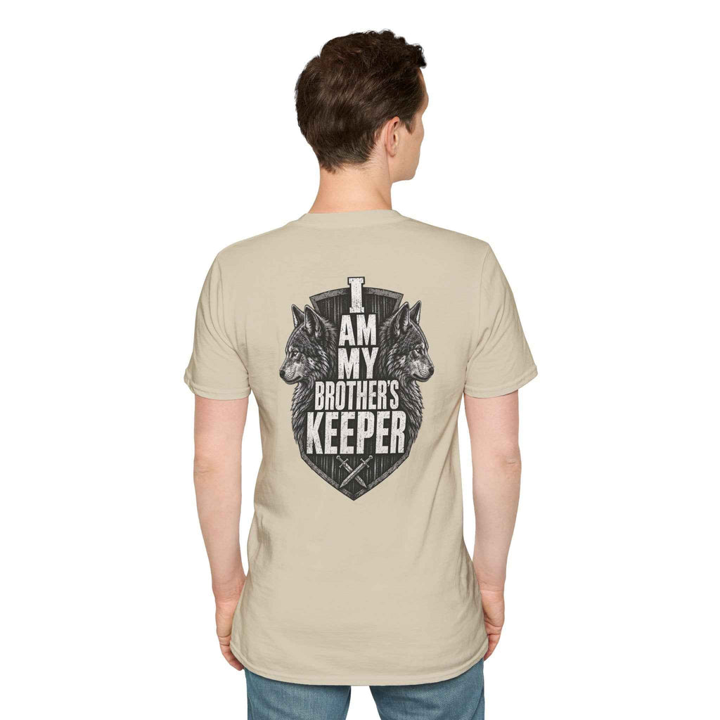 Men's Military Brotherhood T-Shirt – "Brother's Keeper" Unisex Softstyle Tee