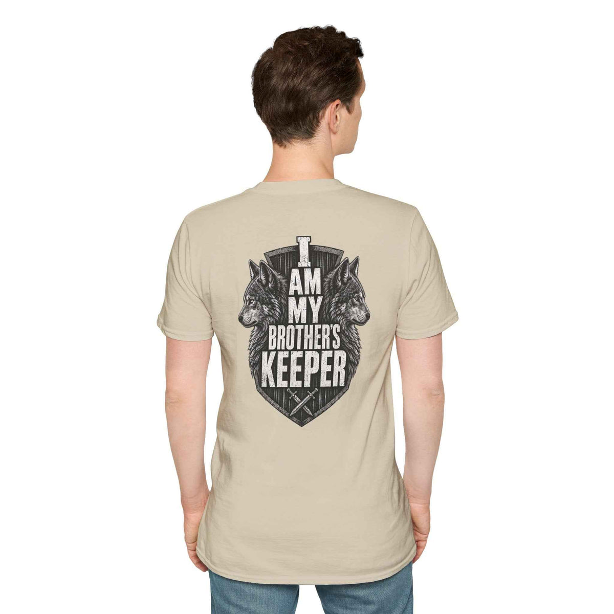 Men's Military Brotherhood T-Shirt – "Brother's Keeper" Unisex Softstyle Tee