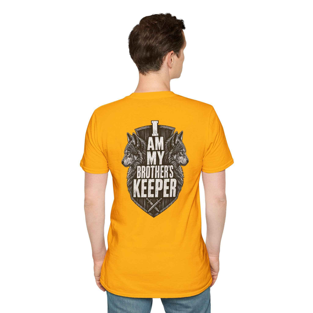 Men's Military Brotherhood T-Shirt – "Brother's Keeper" Unisex Softstyle Tee