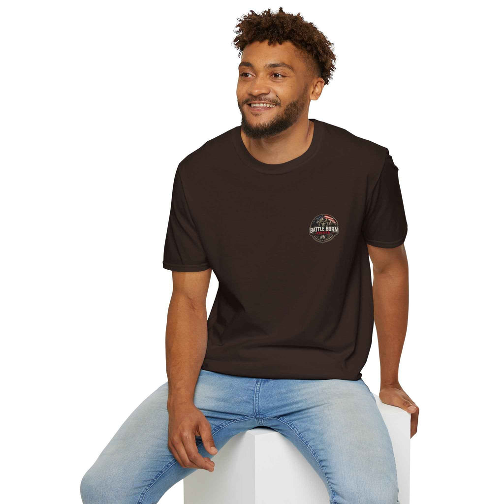 Men's Military Brotherhood T-Shirt – "Brother's Keeper" Unisex Softstyle Tee