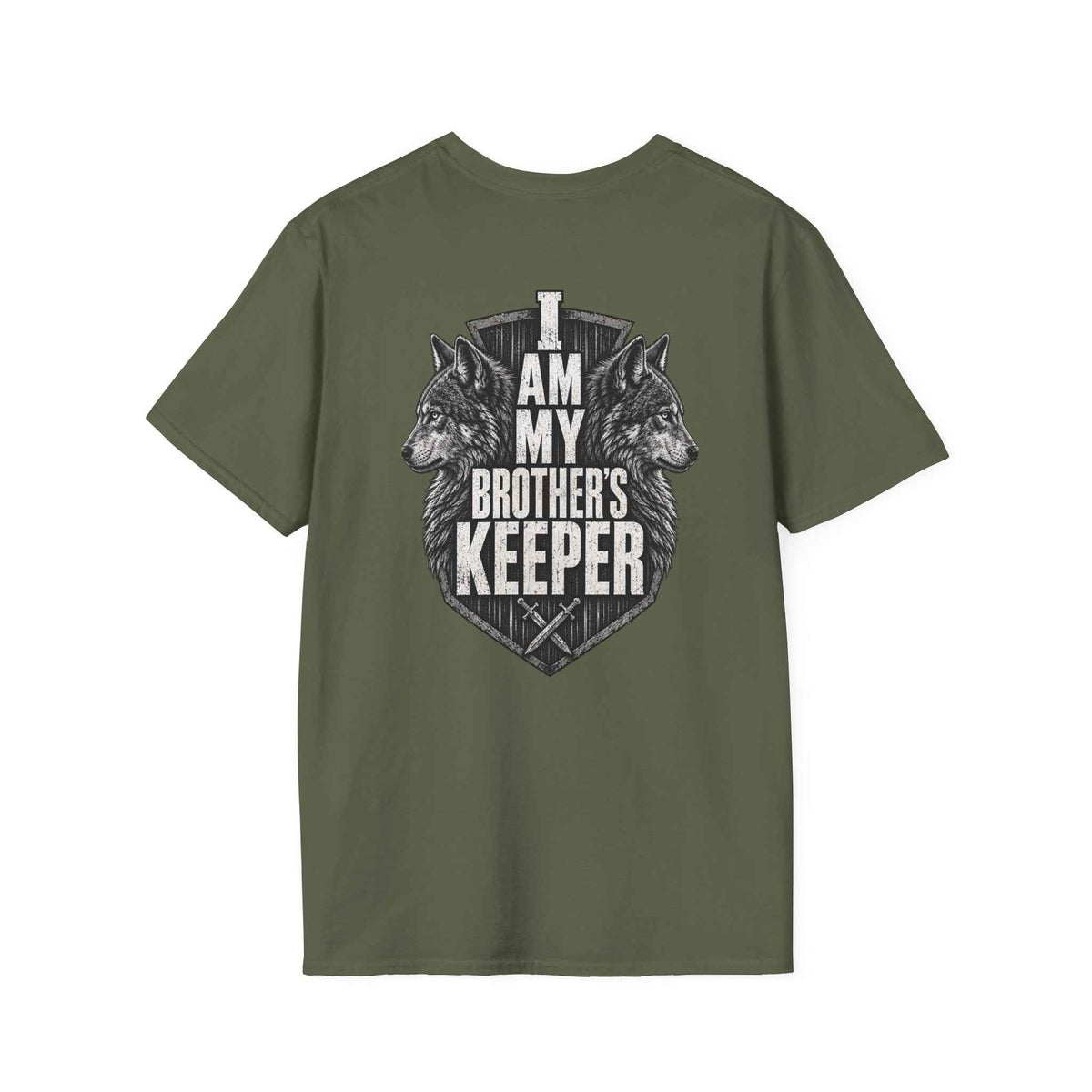 Men's Military Brotherhood T-Shirt – "Brother's Keeper" Unisex Softstyle Tee