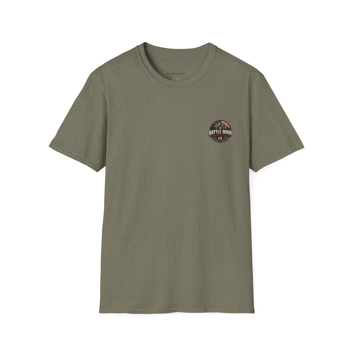 Men's Military Brotherhood T-Shirt – "Brother's Keeper" Unisex Softstyle Tee - Battle Born Prints