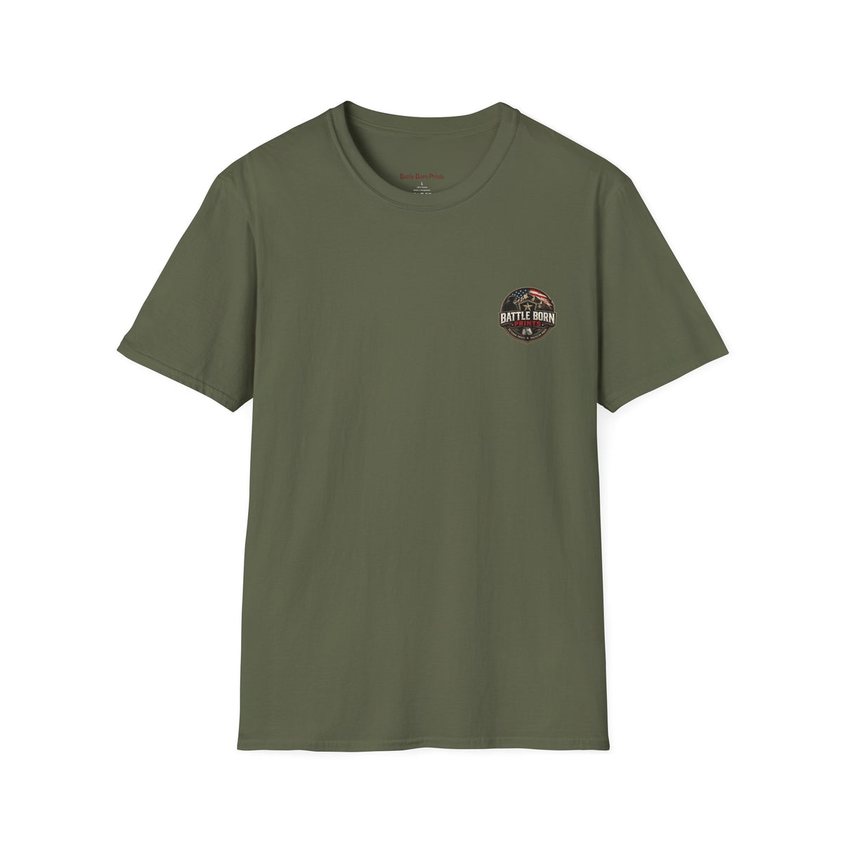 Men's Military Brotherhood T-Shirt – "Brother's Keeper" Unisex Softstyle Tee - Battle Born Prints