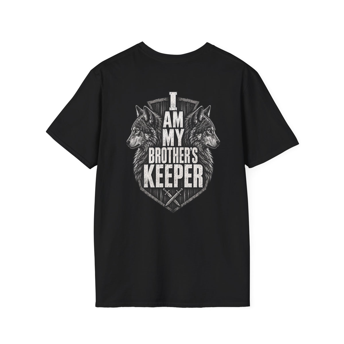 Men's Military Brotherhood T-Shirt – "Brother's Keeper" Unisex Softstyle Tee - Battle Born Prints